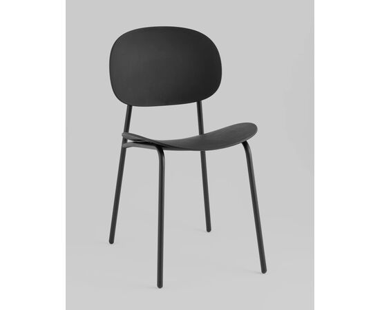 Стул Эди (Edie) 450x530x780 УТ000039125 Чёрный, Основной цвет: Чёрный, Ширина: 450, Материал основания: Металл, Высота: 780, Глубина: 530, Материал: Пластик, Вес: 4,2, Цвет опоры: Черный, Артикул: УТ000039125, изображение 5post-test