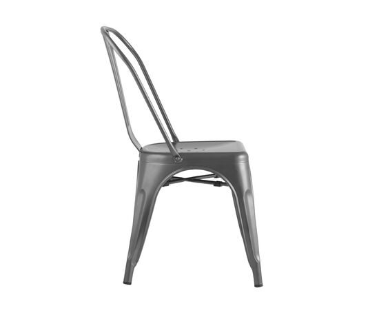 Стул Толикс (TOLIX) 450x515x840 ЙД-Х440Б ЙГ-15 (YD-H440B YG-15) Серебристый матовый, Основной цвет: Серебристый матовый, Ширина: 450, Материал основания: Металл, Высота: 840, Глубина: 515, Материал: Металл, Каркас: Металл, Вес: 4,6, Цвет опоры: серебристый матовый, Материал сиденья: Металл, Цвет сиденья: серебристый матовый, Артикул: ЙД-Х440Б ЙГ-15 (YD-H440B YG-15), изображение 2post-test