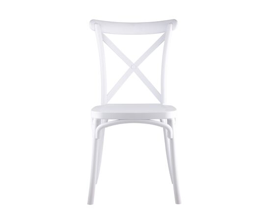 Стул Кроссбэк 430x520x890 Й030 вхите (Y030 white) Белый, Основной цвет: Белый, Ширина: 430, Материал основания: Пластик, Высота: 890, Глубина: 520, Материал: Пластик, Каркас: Пластик, Вес: 3,95, Цвет опоры: Белый, Материал сиденья: пластик, Цвет сиденья: Белый, Артикул: Й030 вхите (Y030 white), изображение 8post-test