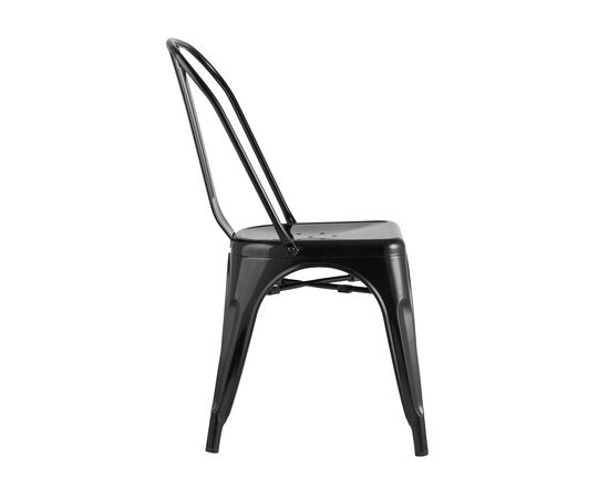 Стул Толикс (TOLIX) 450x515x840 ЙД-Х440Б ЛГ-01 (YD-H440B LG-01) Черный глянцевый, Основной цвет: Черный глянцевый, Ширина: 450, Материал основания: Металл, Высота: 840, Глубина: 515, Материал: Металл, Каркас: Металл, Вес: 4,6, Цвет опоры: черный глянцевый, Материал сиденья: Металл, Цвет сиденья: черный глянцевый, Артикул: ЙД-Х440Б ЛГ-01 (YD-H440B LG-01), изображение 2post-test
