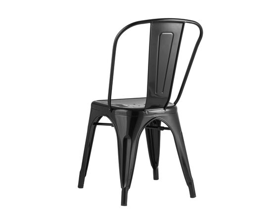 Стул Толикс (TOLIX) 450x515x840 ЙД-Х440Б ЛГ-01 (YD-H440B LG-01) Черный глянцевый, Основной цвет: Черный глянцевый, Ширина: 450, Материал основания: Металл, Высота: 840, Глубина: 515, Материал: Металл, Каркас: Металл, Вес: 4,6, Цвет опоры: черный глянцевый, Материал сиденья: Металл, Цвет сиденья: черный глянцевый, Артикул: ЙД-Х440Б ЛГ-01 (YD-H440B LG-01), изображение 3post-test