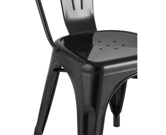 Стул Толикс (TOLIX) 450x515x840 ЙД-Х440Б ЛГ-01 (YD-H440B LG-01) Черный глянцевый, Основной цвет: Черный глянцевый, Ширина: 450, Материал основания: Металл, Высота: 840, Глубина: 515, Материал: Металл, Каркас: Металл, Вес: 4,6, Цвет опоры: черный глянцевый, Материал сиденья: Металл, Цвет сиденья: черный глянцевый, Артикул: ЙД-Х440Б ЛГ-01 (YD-H440B LG-01), изображение 5post-test