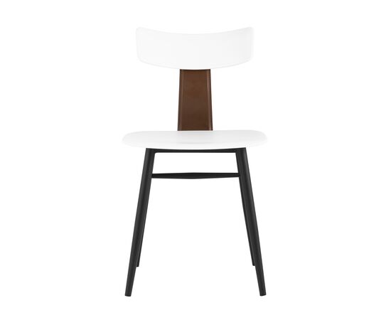 Стул Ант (ANT) 425x485x775 8333 вхите (8333 white) Белый, Основной цвет: Белый, Ширина: 425, Материал основания: Металл, Высота: 775, Глубина: 485, Материал: Пластик, Каркас: Металл, Вес: 6,95, Цвет опоры: Черный, Материал сиденья: пластик, Цвет сиденья: Белый, Артикул: 8333 вхите (8333 white), изображение 2post-test