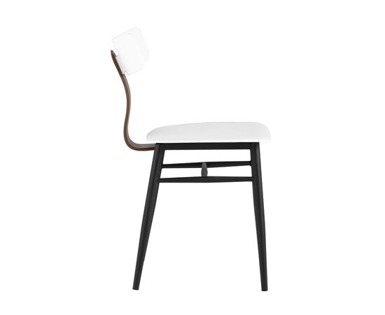 Стул Ант (ANT) 425x485x775 8333 вхите (8333 white) Белый, Основной цвет: Белый, Ширина: 425, Материал основания: Металл, Высота: 775, Глубина: 485, Материал: Пластик, Каркас: Металл, Вес: 6,95, Цвет опоры: Черный, Материал сиденья: пластик, Цвет сиденья: Белый, Артикул: 8333 вхите (8333 white), изображение 3post-test