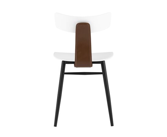 Стул Ант (ANT) 425x485x775 8333 вхите (8333 white) Белый, Основной цвет: Белый, Ширина: 425, Материал основания: Металл, Высота: 775, Глубина: 485, Материал: Пластик, Каркас: Металл, Вес: 6,95, Цвет опоры: Черный, Материал сиденья: пластик, Цвет сиденья: Белый, Артикул: 8333 вхите (8333 white), изображение 4post-test