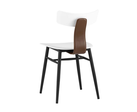 Стул Ант (ANT) 425x485x775 8333 вхите (8333 white) Белый, Основной цвет: Белый, Ширина: 425, Материал основания: Металл, Высота: 775, Глубина: 485, Материал: Пластик, Каркас: Металл, Вес: 6,95, Цвет опоры: Черный, Материал сиденья: пластик, Цвет сиденья: Белый, Артикул: 8333 вхите (8333 white), изображение 5post-test