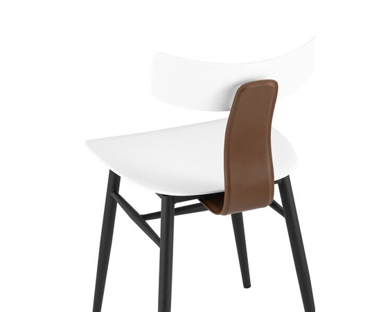 Стул Ант (ANT) 425x485x775 8333 вхите (8333 white) Белый, Основной цвет: Белый, Ширина: 425, Материал основания: Металл, Высота: 775, Глубина: 485, Материал: Пластик, Каркас: Металл, Вес: 6,95, Цвет опоры: Черный, Материал сиденья: пластик, Цвет сиденья: Белый, Артикул: 8333 вхите (8333 white), изображение 6post-test