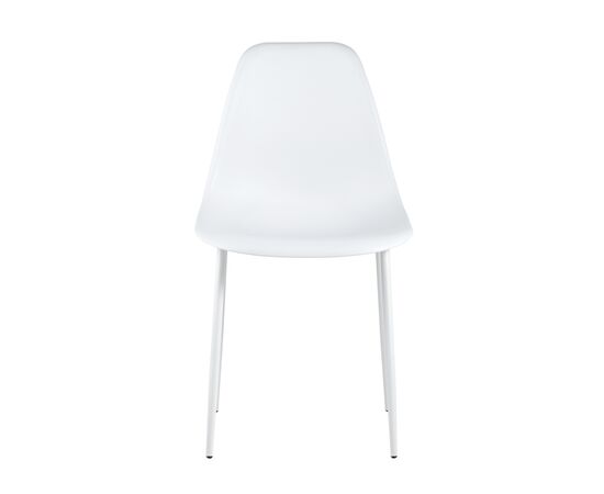 Стул Кон (KON) 510x450x830 КОНВИН ЧАИР ВХИТЕ (KONWIN CHAIR WHITE) Белый, Основной цвет: Белый, Ширина: 510, Материал основания: Металл, Высота: 830, Глубина: 450, Материал: Пластик, Каркас: Металл, Вес: 4, Цвет опоры: Белый, Материал сиденья: пластик, Цвет сиденья: Белый, Артикул: КОНВИН ЧАИР ВХИТЕ (KONWIN CHAIR WHITE), изображение 2post-test