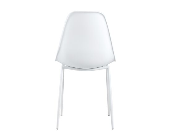Стул Кон (KON) 510x450x830 КОНВИН ЧАИР ВХИТЕ (KONWIN CHAIR WHITE) Белый, Основной цвет: Белый, Ширина: 510, Материал основания: Металл, Высота: 830, Глубина: 450, Материал: Пластик, Каркас: Металл, Вес: 4, Цвет опоры: Белый, Материал сиденья: пластик, Цвет сиденья: Белый, Артикул: КОНВИН ЧАИР ВХИТЕ (KONWIN CHAIR WHITE), изображение 4post-test