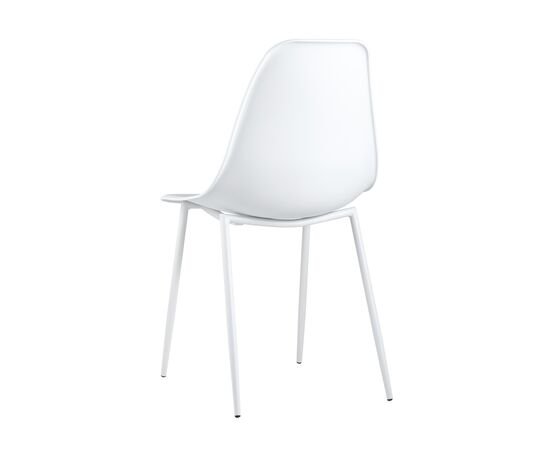 Стул Кон (KON) 510x450x830 КОНВИН ЧАИР ВХИТЕ (KONWIN CHAIR WHITE) Белый, Основной цвет: Белый, Ширина: 510, Материал основания: Металл, Высота: 830, Глубина: 450, Материал: Пластик, Каркас: Металл, Вес: 4, Цвет опоры: Белый, Материал сиденья: пластик, Цвет сиденья: Белый, Артикул: КОНВИН ЧАИР ВХИТЕ (KONWIN CHAIR WHITE), изображение 5post-test