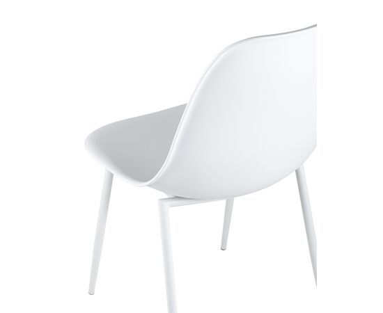 Стул Кон (KON) 510x450x830 КОНВИН ЧАИР ВХИТЕ (KONWIN CHAIR WHITE) Белый, Основной цвет: Белый, Ширина: 510, Материал основания: Металл, Высота: 830, Глубина: 450, Материал: Пластик, Каркас: Металл, Вес: 4, Цвет опоры: Белый, Материал сиденья: пластик, Цвет сиденья: Белый, Артикул: КОНВИН ЧАИР ВХИТЕ (KONWIN CHAIR WHITE), изображение 6post-test