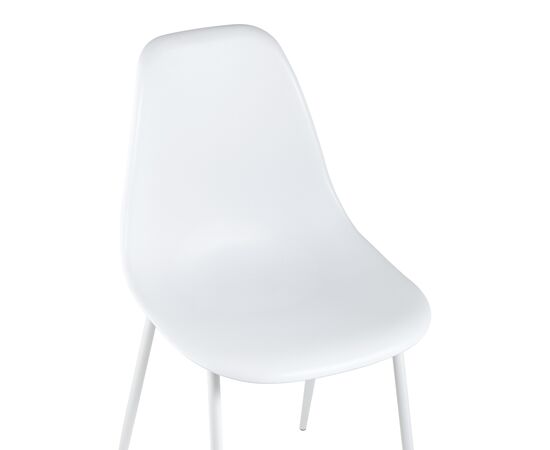 Стул Кон (KON) 510x450x830 КОНВИН ЧАИР ВХИТЕ (KONWIN CHAIR WHITE) Белый, Основной цвет: Белый, Ширина: 510, Материал основания: Металл, Высота: 830, Глубина: 450, Материал: Пластик, Каркас: Металл, Вес: 4, Цвет опоры: Белый, Материал сиденья: пластик, Цвет сиденья: Белый, Артикул: КОНВИН ЧАИР ВХИТЕ (KONWIN CHAIR WHITE), изображение 7post-test