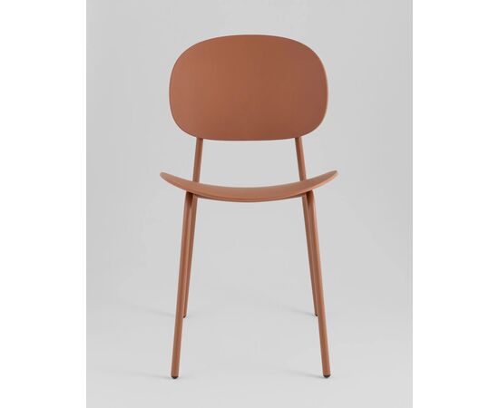 Стул Эди (Edie) 450x530x780 УТ000039127 Коричневый, Основной цвет: Коричневый, Ширина: 450, Материал основания: Металл, Высота: 780, Глубина: 530, Материал: Пластик, Вес: 4,2, Цвет опоры: Коричневый, Артикул: УТ000039127, изображение 5post-test