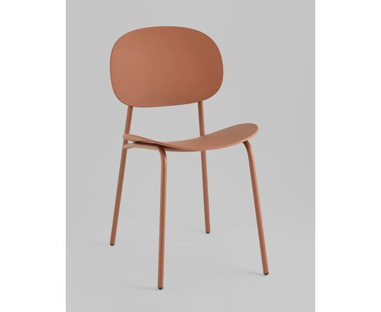 Стул Эди (Edie) 450x530x780 УТ000039127 Коричневый, Основной цвет: Коричневый, Ширина: 450, Материал основания: Металл, Высота: 780, Глубина: 530, Материал: Пластик, Вес: 4,2, Цвет опоры: Коричневый, Артикул: УТ000039127, изображение 7post-test
