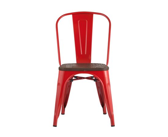 Стул Толикс (TOLIX) 450x515x840 ЙД-Х440Б-В ЛГ-03 (YD-H440B-W LG-03) Красный глянцевый/темное дерево, Основной цвет: Красный глянцевый/темное дерево, Ширина: 450, Материал основания: Металл, Высота: 840, Глубина: 515, Материал: дерево, Каркас: Металл, Вес: 5,1, Цвет опоры: красный глянцевый, Материал сиденья: Дерево, Цвет сиденья: Темно-коричневый, Артикул: ЙД-Х440Б-В ЛГ-03 (YD-H440B-W LG-03), изображение 6post-test