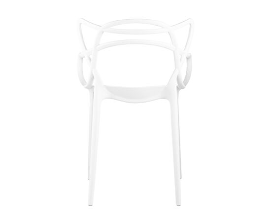 Стул Маргарита Нью (Margarita NEW) 540x540x825 Й824 вхите (Y824 white) Белый, Основной цвет: Белый, Ширина: 540, Материал основания: Пластик, Высота: 825, Глубина: 540, Материал: Пластик, Каркас: Пластик, Вес: 4,3, Цвет опоры: Белый, Материал сиденья: пластик, Цвет сиденья: Белый, Артикул: Й824 вхите (Y824 white), изображение 3post-test
