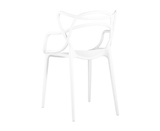 Стул Маргарита Нью (Margarita NEW) 540x540x825 Й824 вхите (Y824 white) Белый, Основной цвет: Белый, Ширина: 540, Материал основания: Пластик, Высота: 825, Глубина: 540, Материал: Пластик, Каркас: Пластик, Вес: 4,3, Цвет опоры: Белый, Материал сиденья: пластик, Цвет сиденья: Белый, Артикул: Й824 вхите (Y824 white), изображение 4post-test