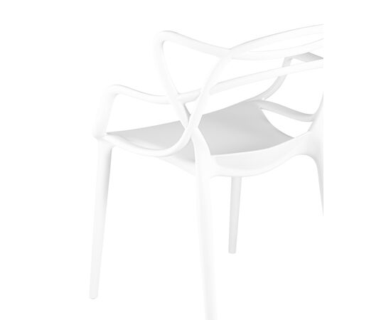 Стул Маргарита Нью (Margarita NEW) 540x540x825 Й824 вхите (Y824 white) Белый, Основной цвет: Белый, Ширина: 540, Материал основания: Пластик, Высота: 825, Глубина: 540, Материал: Пластик, Каркас: Пластик, Вес: 4,3, Цвет опоры: Белый, Материал сиденья: пластик, Цвет сиденья: Белый, Артикул: Й824 вхите (Y824 white), изображение 5post-test