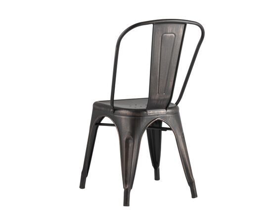 Стул Толикс (TOLIX) 450x515x840 ЙД-Х440Б МС-01-1 (YD-H440B MS-01-1) черный/патина золото, Основной цвет: черный/патина золото, Ширина: 450, Материал основания: Металл, Высота: 840, Глубина: 515, Материал: Металл, Каркас: Металл, Вес: 4,6, Цвет опоры: Черный, Материал сиденья: Металл, Цвет сиденья: черный/патина золото, Артикул: ЙД-Х440Б МС-01-1 (YD-H440B MS-01-1), изображение 4post-test