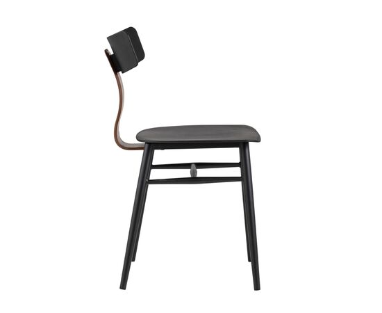 Стул Ант (ANT) 425x485x775 8333 блак (8333 black) Чёрный, Основной цвет: Чёрный, Ширина: 425, Материал основания: Металл, Высота: 775, Глубина: 485, Материал: Пластик, Каркас: Металл, Вес: 6,95, Цвет опоры: Черный, Материал сиденья: пластик, Цвет сиденья: Черный, Артикул: 8333 блак (8333 black), изображение 3post-test