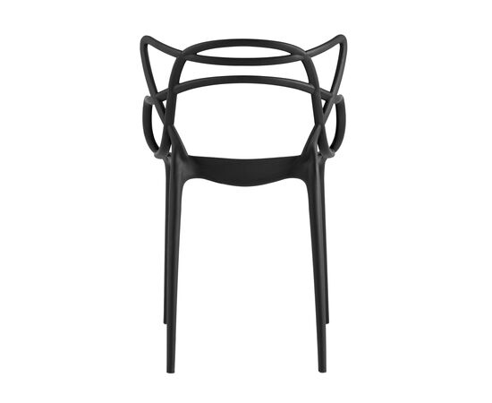 Стул Маргарита Нью (Margarita NEW) 540x540x825 Й824 блак (Y824 black) Чёрный, Основной цвет: Чёрный, Ширина: 540, Материал основания: Пластик, Высота: 825, Глубина: 540, Материал: Пластик, Каркас: Пластик, Вес: 4,3, Цвет опоры: Черный, Материал сиденья: пластик, Цвет сиденья: Черный, Артикул: Й824 блак (Y824 black), изображение 3post-test