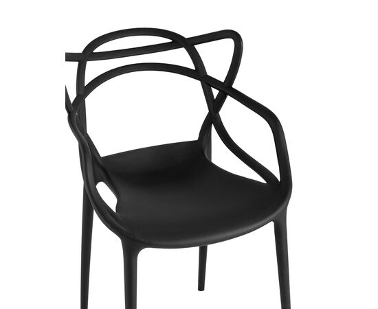 Стул Маргарита Нью (Margarita NEW) 540x540x825 Й824 блак (Y824 black) Чёрный, Основной цвет: Чёрный, Ширина: 540, Материал основания: Пластик, Высота: 825, Глубина: 540, Материал: Пластик, Каркас: Пластик, Вес: 4,3, Цвет опоры: Черный, Материал сиденья: пластик, Цвет сиденья: Черный, Артикул: Й824 блак (Y824 black), изображение 8post-test