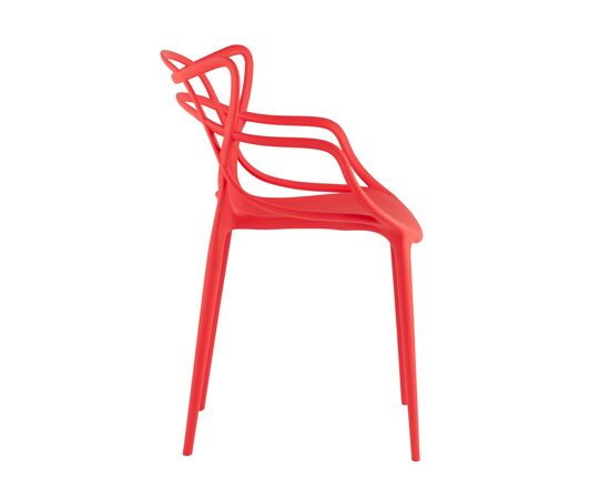 Стул Маргарита Нью (Margarita NEW) 540x540x825 Й824 ред (Y824 red) Красный, Основной цвет: Красный, Ширина: 540, Материал основания: Пластик, Высота: 825, Глубина: 540, Материал: Пластик, Каркас: Пластик, Вес: 4,3, Цвет опоры: красный, Материал сиденья: пластик, Цвет сиденья: Красный, Артикул: Й824 ред (Y824 red), изображение 2post-test