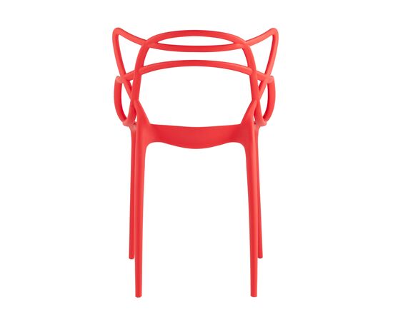Стул Маргарита Нью (Margarita NEW) 540x540x825 Й824 ред (Y824 red) Красный, Основной цвет: Красный, Ширина: 540, Материал основания: Пластик, Высота: 825, Глубина: 540, Материал: Пластик, Каркас: Пластик, Вес: 4,3, Цвет опоры: красный, Материал сиденья: пластик, Цвет сиденья: Красный, Артикул: Й824 ред (Y824 red), изображение 3post-test