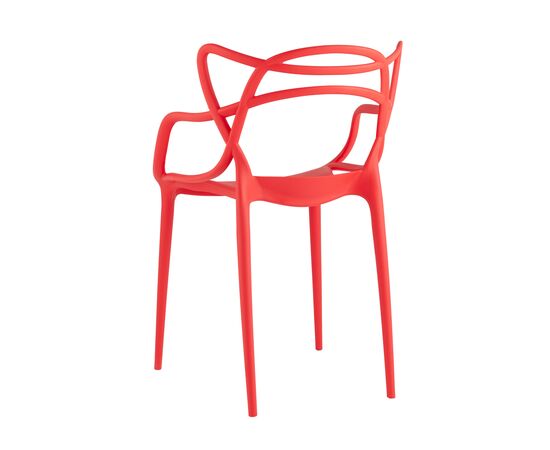 Стул Маргарита Нью (Margarita NEW) 540x540x825 Й824 ред (Y824 red) Красный, Основной цвет: Красный, Ширина: 540, Материал основания: Пластик, Высота: 825, Глубина: 540, Материал: Пластик, Каркас: Пластик, Вес: 4,3, Цвет опоры: красный, Материал сиденья: пластик, Цвет сиденья: Красный, Артикул: Й824 ред (Y824 red), изображение 4post-test