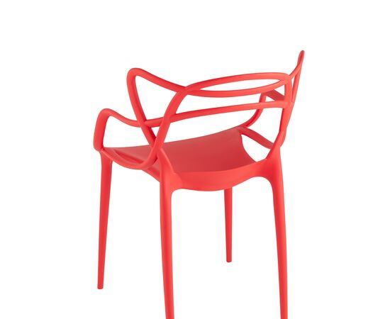 Стул Маргарита Нью (Margarita NEW) 540x540x825 Й824 ред (Y824 red) Красный, Основной цвет: Красный, Ширина: 540, Материал основания: Пластик, Высота: 825, Глубина: 540, Материал: Пластик, Каркас: Пластик, Вес: 4,3, Цвет опоры: красный, Материал сиденья: пластик, Цвет сиденья: Красный, Артикул: Й824 ред (Y824 red), изображение 5post-test