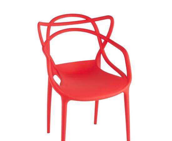 Стул Маргарита Нью (Margarita NEW) 540x540x825 Й824 ред (Y824 red) Красный, Основной цвет: Красный, Ширина: 540, Материал основания: Пластик, Высота: 825, Глубина: 540, Материал: Пластик, Каркас: Пластик, Вес: 4,3, Цвет опоры: красный, Материал сиденья: пластик, Цвет сиденья: Красный, Артикул: Й824 ред (Y824 red), изображение 6post-test