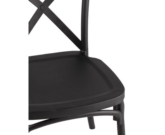 Стул Кроссбэк 430x520x890 Й030 блак (Y030 black) Чёрный, Основной цвет: Чёрный, Ширина: 430, Материал основания: Пластик, Высота: 890, Глубина: 520, Материал: Пластик, Каркас: Пластик, Вес: 3,95, Цвет опоры: Черный, Материал сиденья: пластик, Цвет сиденья: Черный, Артикул: Й030 блак (Y030 black), изображение 8post-test