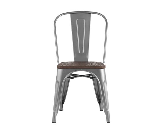 Стул Толикс (TOLIX) 450x515x840 ЙД-Х440Б-В ЙГ-15 (YD-H440B-W YG-15) Серебристый матовый/темное дерево, Основной цвет: Серебристый матовый/темное дерево, Ширина: 450, Материал основания: Металл, Высота: 840, Глубина: 515, Материал: дерево, Каркас: Металл, Вес: 5,1, Цвет опоры: серебристый матовый, Материал сиденья: Дерево, Цвет сиденья: Темно-коричневый, Артикул: ЙД-Х440Б-В ЙГ-15 (YD-H440B-W YG-15), изображение 6post-test