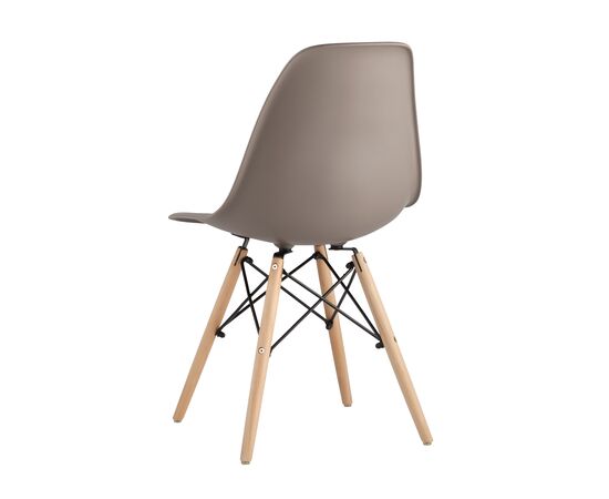 Стул УВА (UVA) 460x530x810 8056ПП ВАРМ ГРЕЙ (8056PP WARM GREY) Темно-серый/дер.ножки, Основной цвет: Темно-серый/дер.ножки, Ширина: 460, Материал основания: Массив дерева, Высота: 810, Глубина: 530, Материал: Пластик, Каркас: Массив дерева, Вес: 3,7, Цвет опоры: светло коричневый, Материал сиденья: пластик, Цвет сиденья: Темно-серый, Артикул: 8056ПП ВАРМ ГРЕЙ (8056PP WARM GREY), изображение 4post-test