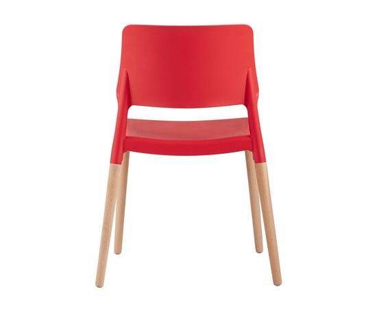 Стул Бистро (BISTRO) 540x525x785 8086 РЕД (8086 RED) Красный, Основной цвет: Красный, Материал основания: Массив дерева, Ширина: 540, Высота: 785, Глубина: 525, Материал: Пластик, Вес: 3, Артикул: 8086 РЕД (8086 RED), изображение 2post-test