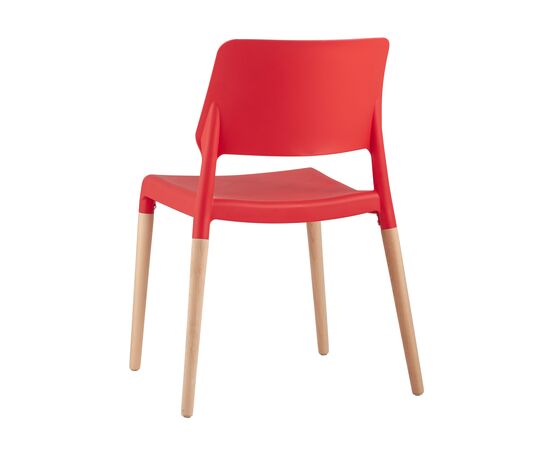 Стул Бистро (BISTRO) 540x525x785 8086 РЕД (8086 RED) Красный, Основной цвет: Красный, Материал основания: Массив дерева, Ширина: 540, Высота: 785, Глубина: 525, Материал: Пластик, Вес: 3, Артикул: 8086 РЕД (8086 RED), изображение 3post-test