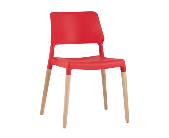 Стул Бистро (BISTRO) 540x525x785 8086 РЕД (8086 RED) Красный, Основной цвет: Красный, Материал основания: Массив дерева, Ширина: 540, Высота: 785, Глубина: 525, Материал: Пластик, Вес: 3, Артикул: 8086 РЕД (8086 RED), изображение 5post-test