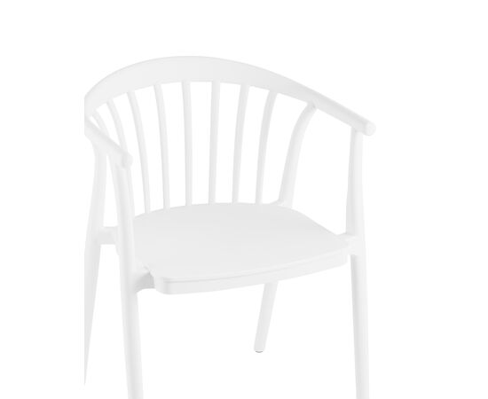 Стул Кампо (Campo) 540x510x770 СЛ-7100 вхите 70029 (SL-7100 white 70029) Белый, Материал основания: Пластик, Основной цвет: Белый, Ширина: 540, Ширина сиденья: 435, Высота: 770, Глубина: 510, Высота от пола до верхней части сиденья, мин: 450, Каркас: Пластик, Вес: 5,6, Материал сиденья: пластик, Артикул: СЛ-7100 вхите 70029 (SL-7100 white 70029), изображение 6post-test