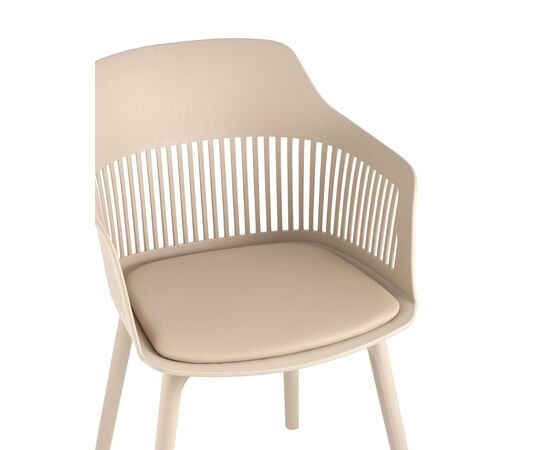 Стул Крокус (Crocus) с подушкой 575x550x835 СЛ-7047ДП беиге 70043 СЕАТ ДУАЛ (SL-7047DP beige 70043 SEAT DUAL) Бежевый, Материал основания: Пластик, Основной цвет: Бежевый, Ширина: 575, Ширина сиденья: 470, Высота: 835, Глубина: 550, Высота от пола до верхней части сиденья, мин: 475, Каркас: Пластик, Вес: 6,2, Материал сиденья: экокожа, Артикул: СЛ-7047ДП  беиге 70043 СЕАТ ДУАЛ (SL-7047DP  beige 70043 SEAT DUAL), изображение 5post-test