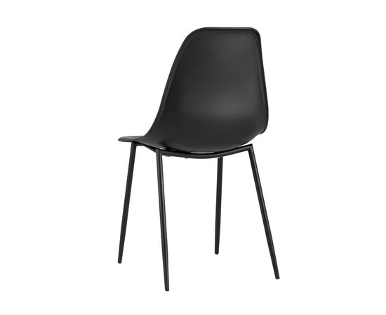 Стул Кон (KON) 510x450x830 КОНВИН ЧАИР БЛАК (KONWIN CHAIR BLACK) Чёрный, Основной цвет: Чёрный, Ширина: 510, Материал основания: Металл, Высота: 830, Глубина: 450, Материал: Пластик, Каркас: Металл, Вес: 4, Цвет опоры: Черный, Материал сиденья: пластик, Цвет сиденья: Черный, Артикул: КОНВИН ЧАИР БЛАК (KONWIN CHAIR BLACK), изображение 4post-test