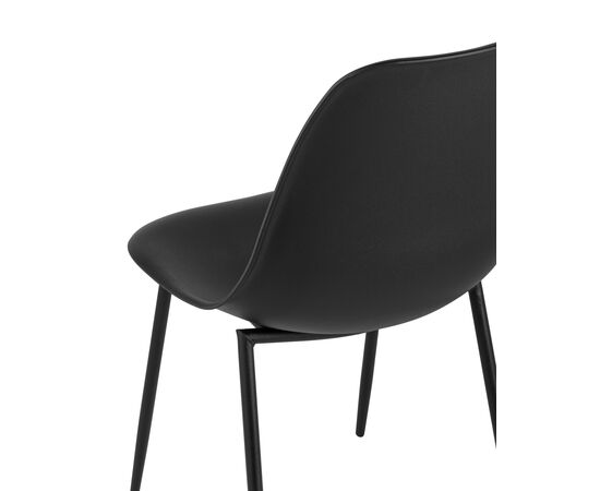 Стул Кон (KON) 510x450x830 КОНВИН ЧАИР БЛАК (KONWIN CHAIR BLACK) Чёрный, Основной цвет: Чёрный, Ширина: 510, Материал основания: Металл, Высота: 830, Глубина: 450, Материал: Пластик, Каркас: Металл, Вес: 4, Цвет опоры: Черный, Материал сиденья: пластик, Цвет сиденья: Черный, Артикул: КОНВИН ЧАИР БЛАК (KONWIN CHAIR BLACK), изображение 5post-test