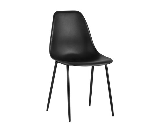 Стул Кон (KON) 510x450x830 КОНВИН ЧАИР БЛАК (KONWIN CHAIR BLACK) Чёрный, Основной цвет: Чёрный, Ширина: 510, Материал основания: Металл, Высота: 830, Глубина: 450, Материал: Пластик, Каркас: Металл, Вес: 4, Цвет опоры: Черный, Материал сиденья: пластик, Цвет сиденья: Черный, Артикул: КОНВИН ЧАИР БЛАК (KONWIN CHAIR BLACK), изображение 7post-test