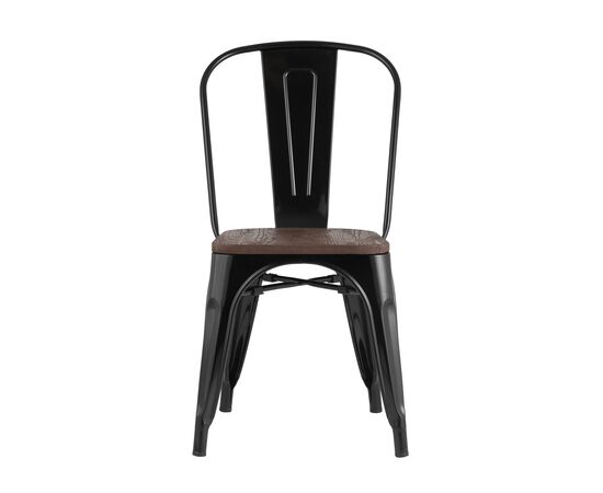 Стул Толикс (TOLIX) 450x515x840 ЙД-Х440Б-В ЛГ-01 (YD-H440B-W LG-01) Черный глянцевый/темное дерево, Основной цвет: Черный глянцевый/темное дерево, Ширина: 450, Материал основания: Металл, Высота: 840, Глубина: 515, Материал: дерево, Каркас: Металл, Вес: 5,1, Цвет опоры: черный глянцевый, Материал сиденья: Дерево, Цвет сиденья: Темно-коричневый, Артикул: ЙД-Х440Б-В ЛГ-01 (YD-H440B-W LG-01), изображение 6post-test