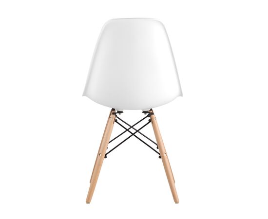 Стул УВА (UVA) 460x530x810 8056ПП ВХИТЕ (8056PP WHITE) Белый/дер.ножки, Основной цвет: Белый/дер.ножки, Ширина: 460, Материал основания: Массив дерева, Высота: 810, Глубина: 530, Материал: Пластик, Каркас: Массив дерева, Вес: 3,7, Цвет опоры: светло коричневый, Материал сиденья: пластик, Цвет сиденья: Белый, Артикул: 8056ПП ВХИТЕ (8056PP WHITE), изображение 4post-test