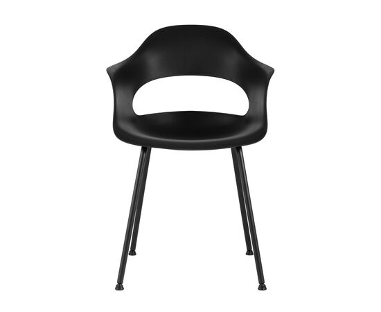 Стул Леди (Lady) 550x560x810 СЛ-7018К блак (SL-7018K black) Чёрный, Основной цвет: Чёрный, Материал основания: Металл, Ширина: 550, Высота: 810, Глубина: 560, Вес: 4,3, Материал сиденья: пластик, Артикул: СЛ-7018К блак (SL-7018K black), изображение 2post-test