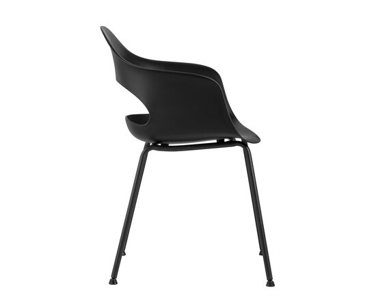 Стул Леди (Lady) 550x560x810 СЛ-7018К блак (SL-7018K black) Чёрный, Основной цвет: Чёрный, Материал основания: Металл, Ширина: 550, Высота: 810, Глубина: 560, Вес: 4,3, Материал сиденья: пластик, Артикул: СЛ-7018К блак (SL-7018K black), изображение 3post-test