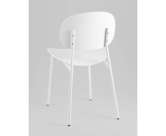 Стул Эди (Edie) 450x530x780 УТ000039124 Белый, Основной цвет: Белый, Ширина: 450, Материал основания: Металл, Высота: 780, Глубина: 530, Материал: Пластик, Вес: 4,2, Цвет опоры: Белый, Артикул: УТ000039124, изображение 3post-test