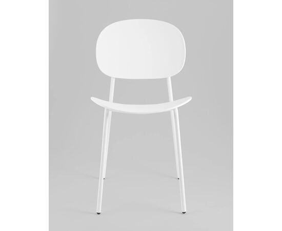 Стул Эди (Edie) 450x530x780 УТ000039124 Белый, Основной цвет: Белый, Ширина: 450, Материал основания: Металл, Высота: 780, Глубина: 530, Материал: Пластик, Вес: 4,2, Цвет опоры: Белый, Артикул: УТ000039124, изображение 7post-test