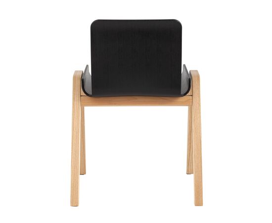 Стул Харбор (Harbour) 557x558x762 КсХ-8617 блак (XH-8617 black) Чёрный, Основной цвет: Чёрный, Ширина: 557, Материал основания: Массив дерева, Высота: 762, Глубина: 558, Материал: Пластик, Каркас: Массив дерева, Вес: 6,29, Цвет опоры: Бежевый, Материал сиденья: пластик, Цвет сиденья: Черный, Артикул: КсХ-8617 блак (XH-8617 black), изображение 3post-test