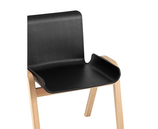 Стул Харбор (Harbour) 557x558x762 КсХ-8617 блак (XH-8617 black) Чёрный, Основной цвет: Чёрный, Ширина: 557, Материал основания: Массив дерева, Высота: 762, Глубина: 558, Материал: Пластик, Каркас: Массив дерева, Вес: 6,29, Цвет опоры: Бежевый, Материал сиденья: пластик, Цвет сиденья: Черный, Артикул: КсХ-8617 блак (XH-8617 black), изображение 6post-test